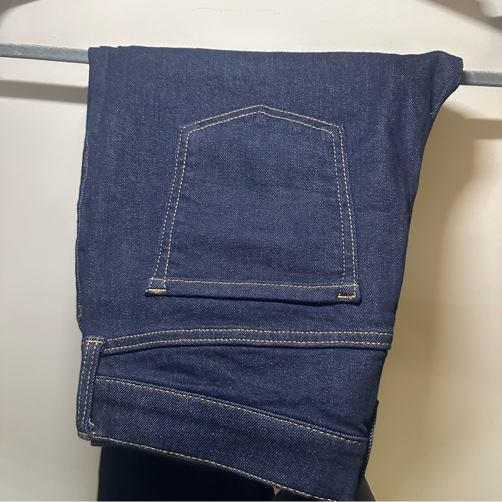 Banana Republic Dark Blue Bootcut Mid-rise Jeans